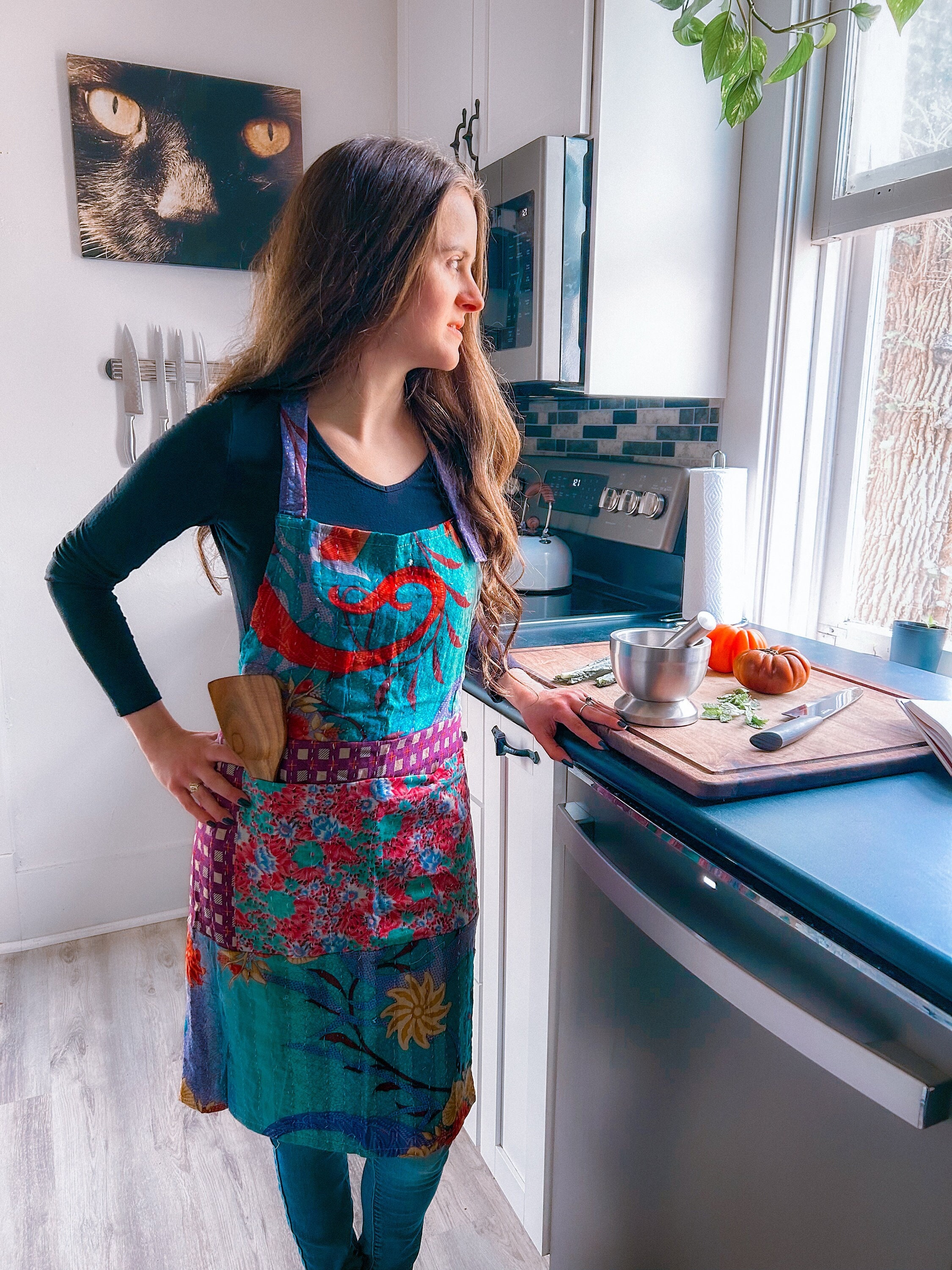Kantha Apron | Primitives By Kathy