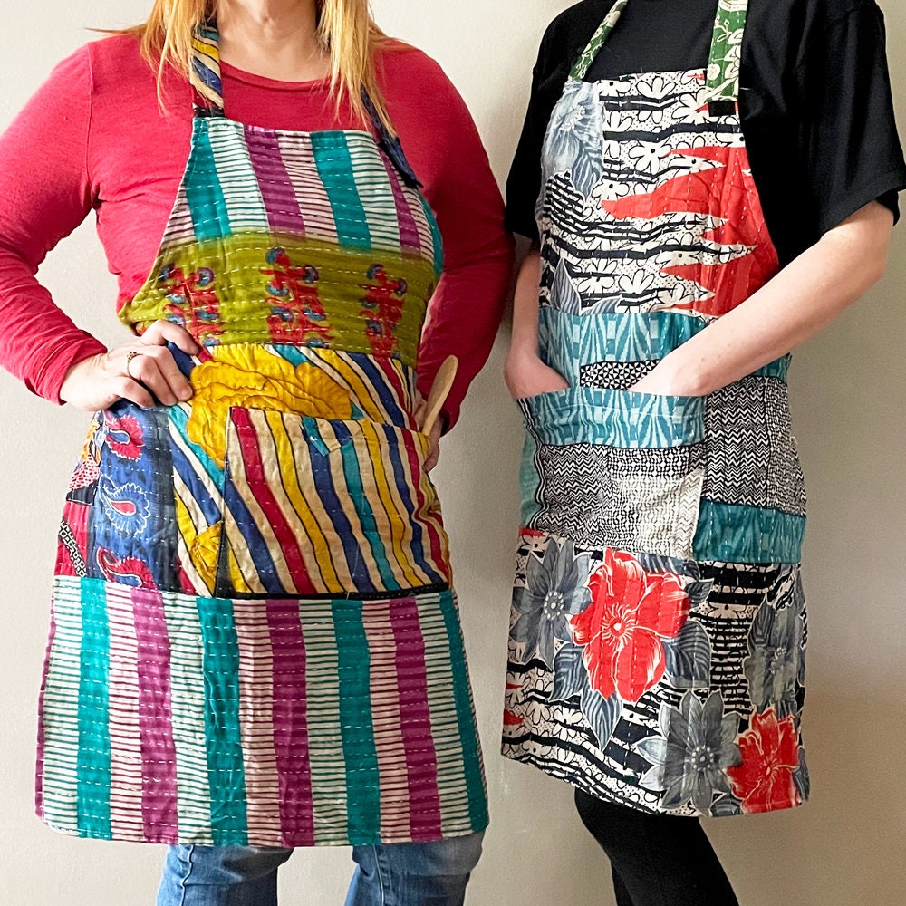 Kantha Apron - Etsy