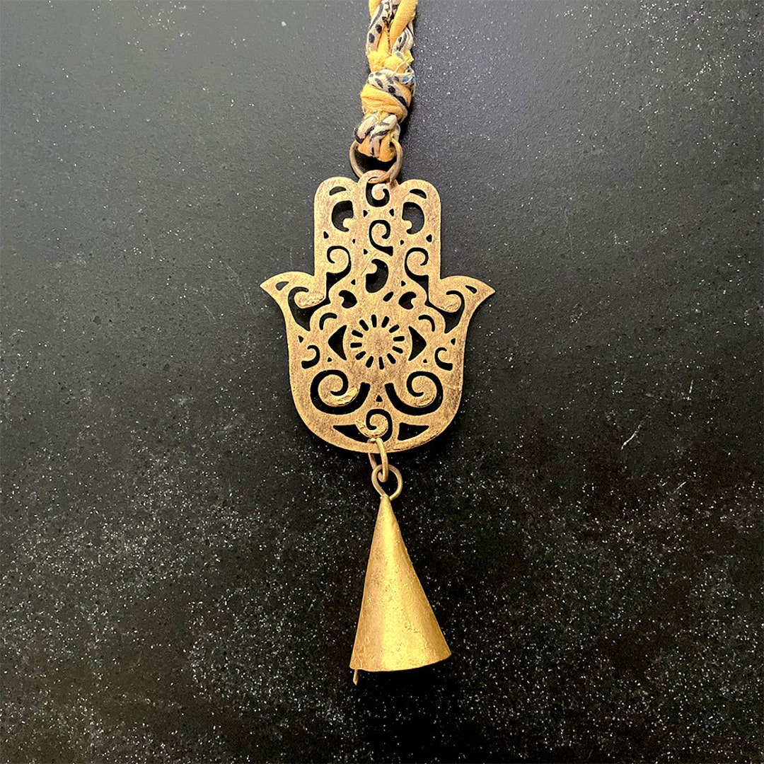 Hamsa Hand Suncatcher Wind Chime main image 0