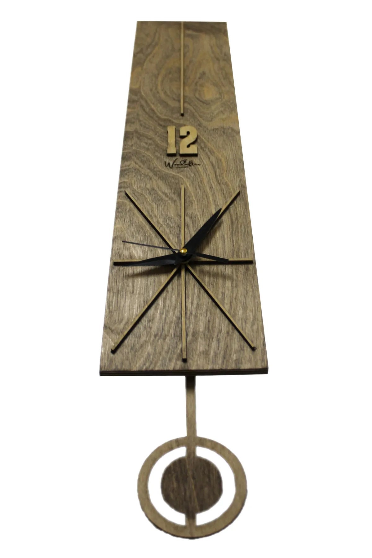 Decorative Modern Wooden Hermes Model Wall Clock