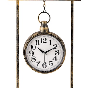 Decorative Metal Table Clock, Elegant and Functional Desktop Clock, Handcrafted Desktop Clock, Decorative Desktop Clock, Home Gifts