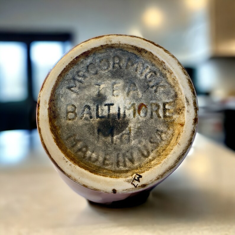 Vintage Hall Mccormick 1940's Old Rose Burgundy Teapot Etsy