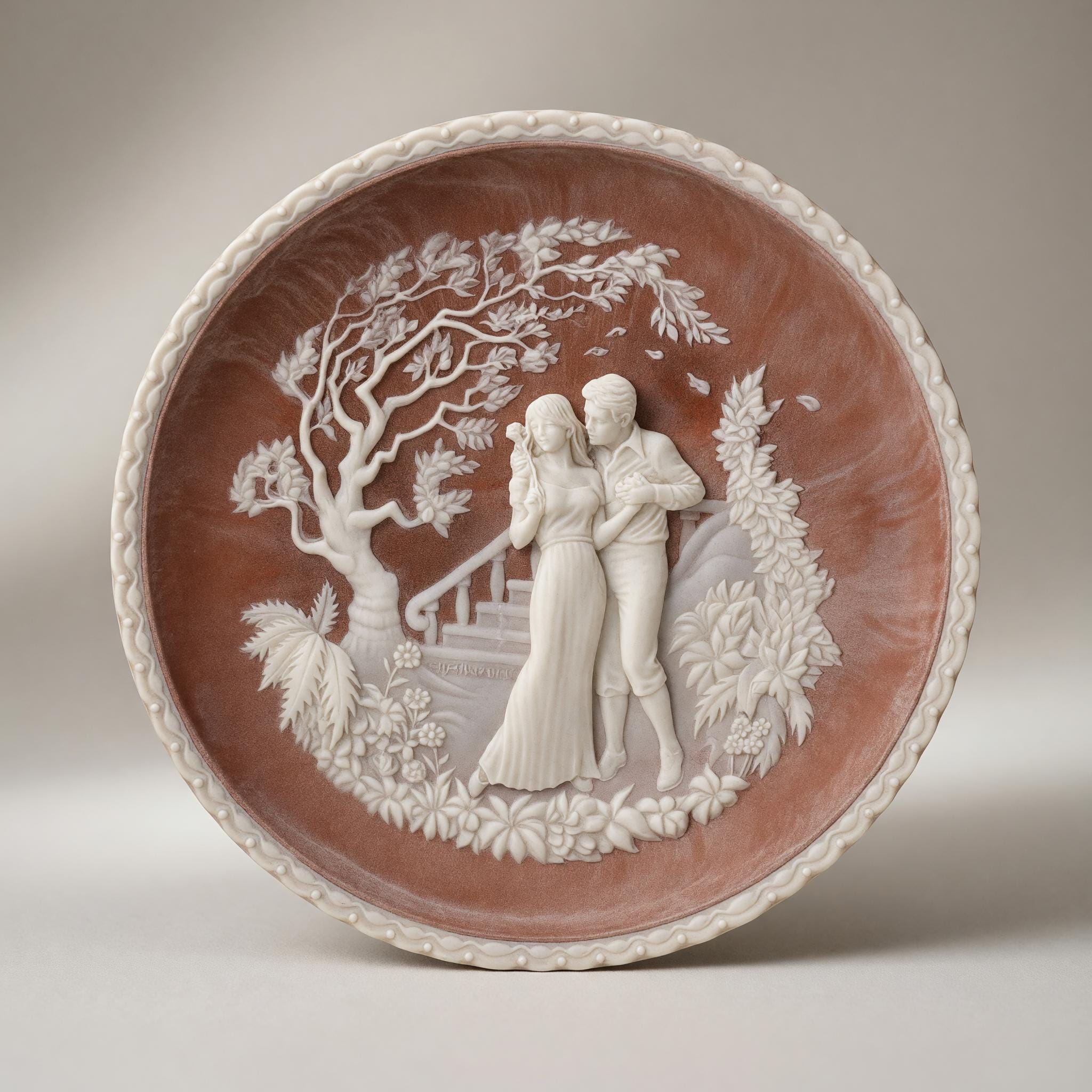 Incolay Cameo Plate - Etsy Canada