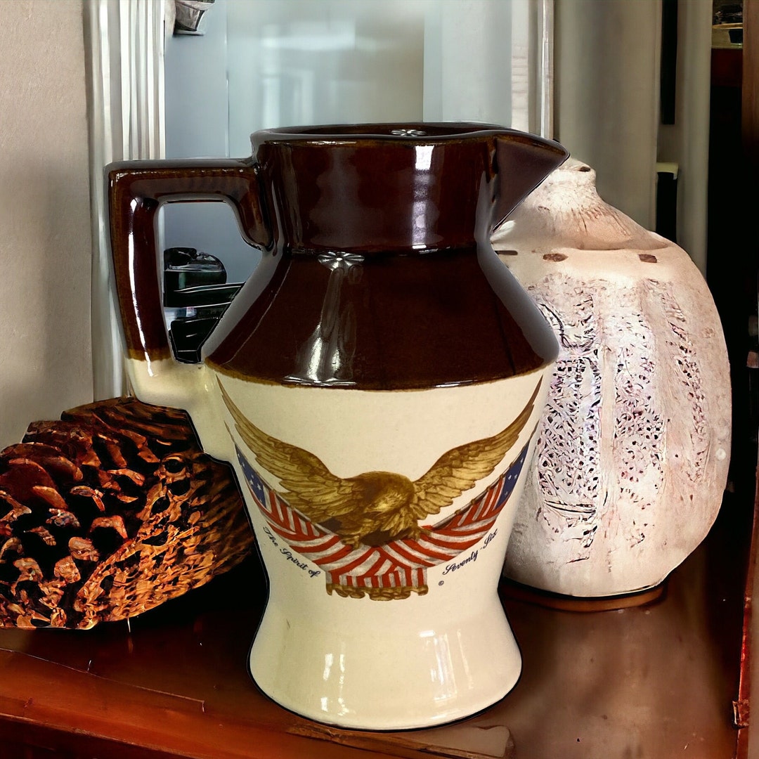Six Nation Pottery Jug Vase (DEB) Six Nation Pottery Jug Vase (DEB)