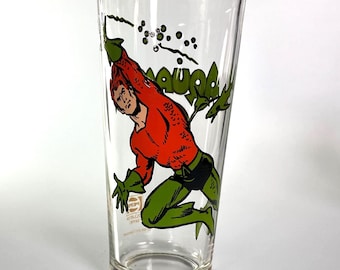 Szklanka Pepsi Kolekcjonerska Aquaman z 1976 roku, szklanka do picia Superbohater DC Comics, kubek kolekcjonerski komiksów