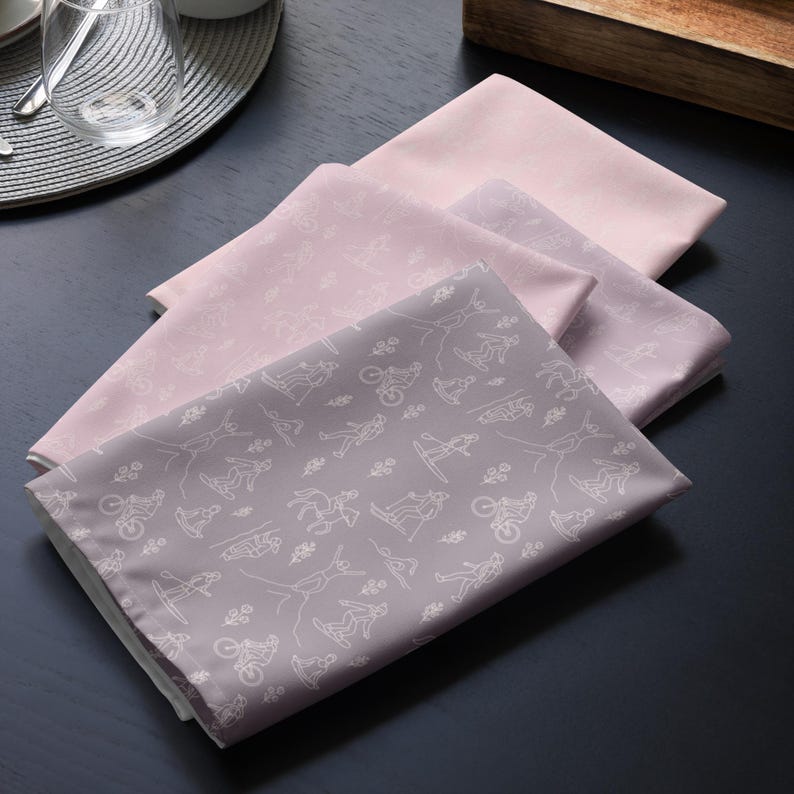 PowderAndPetal Montana Women Adventure Cloth Napkin