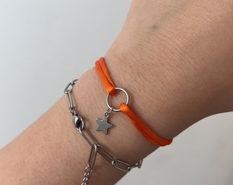 Bracelet cordon breloque