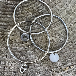 Silver bangle