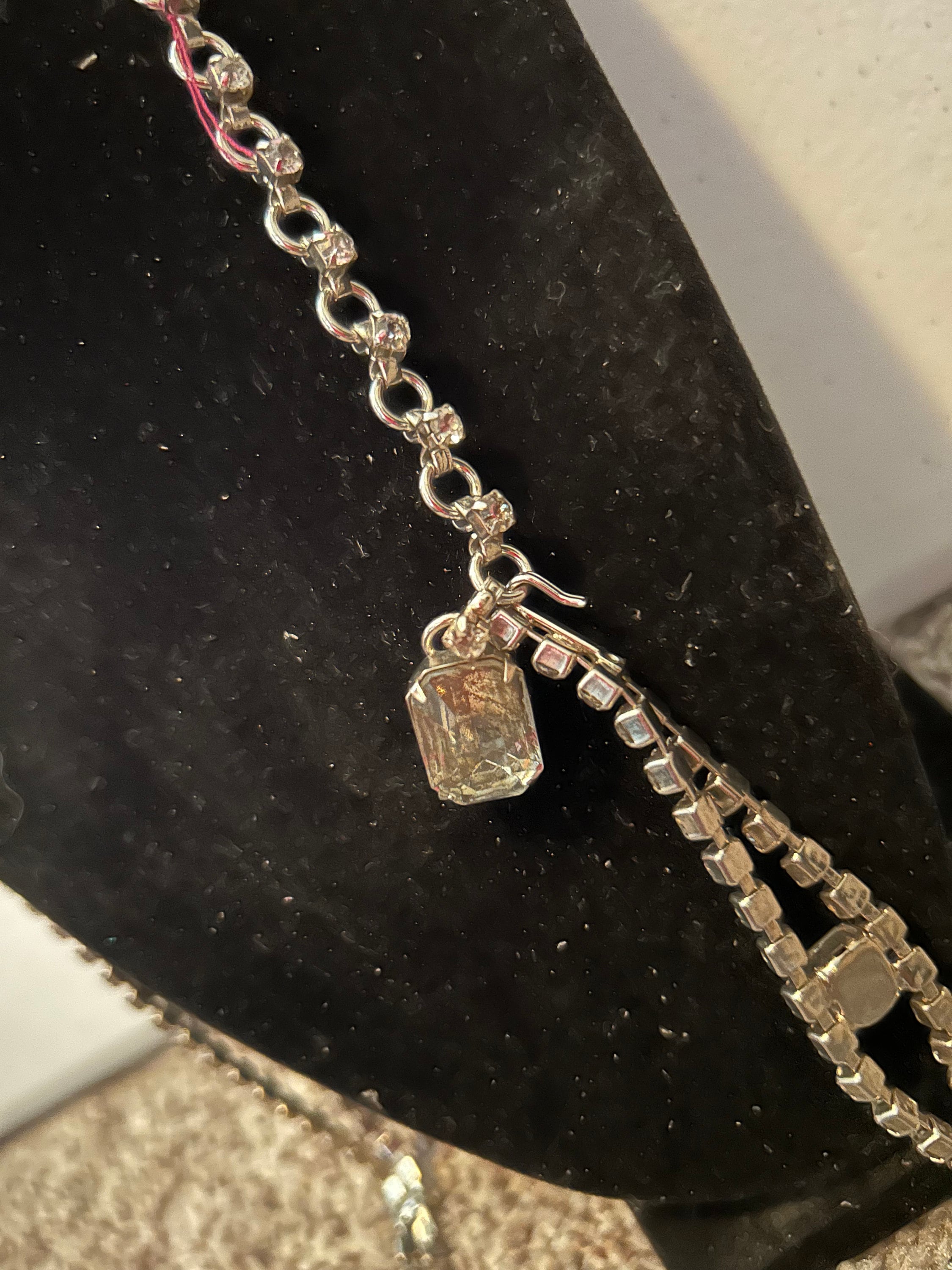 Vintage Rhinestone Belt, Retro Jewelry, Mid Century, Boho 