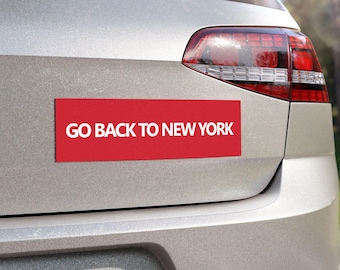 Go Back To New York Magnets, Snowbird Magnet, Florida Gift Magnet, Tampa, Miami, Orlando, Jacksonville, Naples, Florida Native