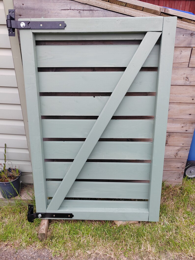 Handmade Solid Wood Garden Gate Etsy