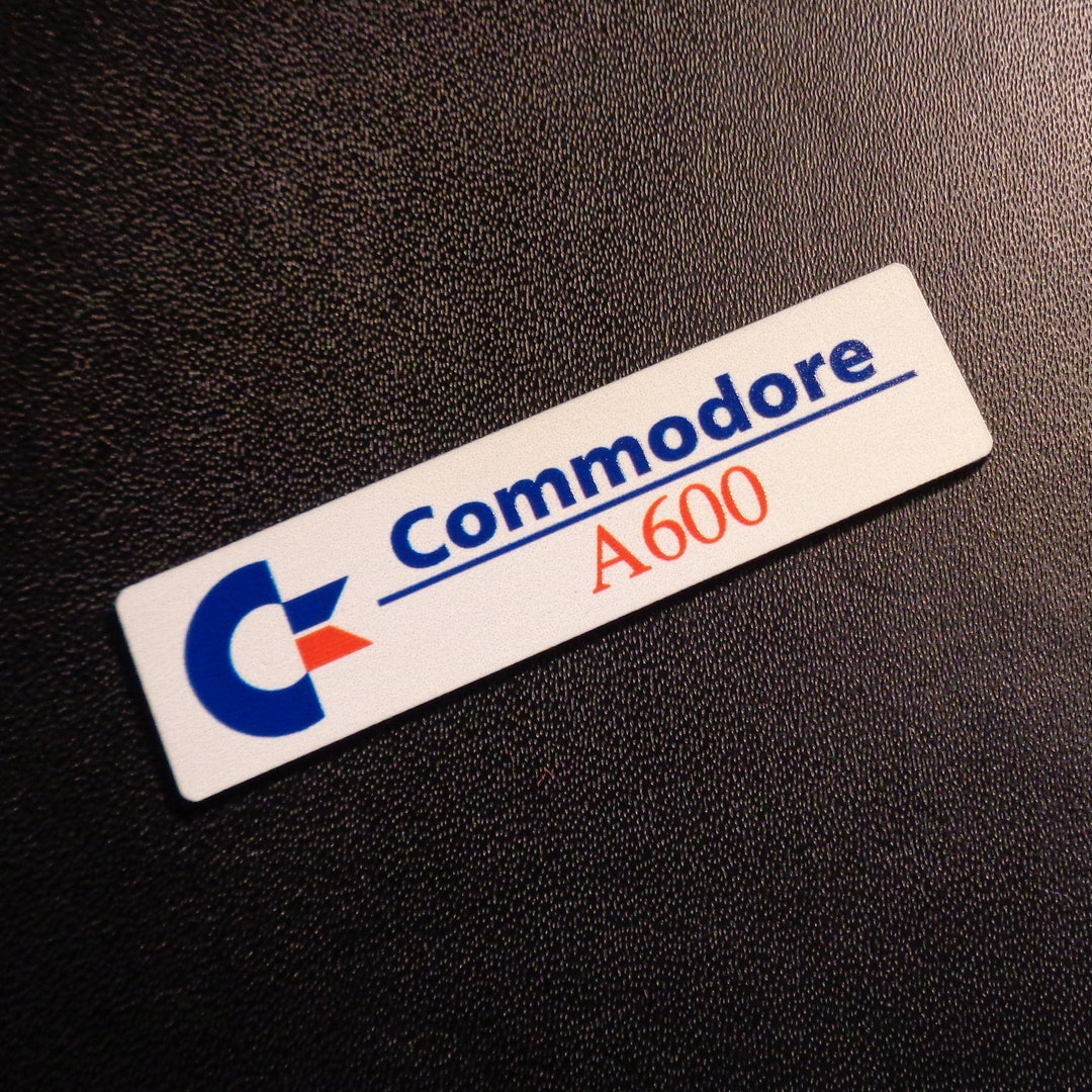 Commodore Computer Sticker Vector Files Commodore Amiga 600 Color Label / Logo / Sticker / Badge 49 X - Etsy UK