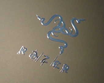 RAZER Label / Aufkleber / Sticker / Badge / Logo 26mm x 35mm [186]