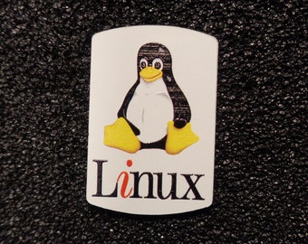 Linux Tux Logo Label Decal Case Sticker Badge [485]