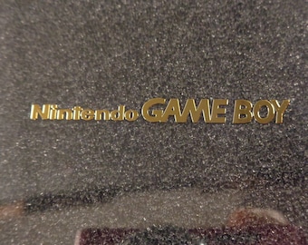Nintendo GameBoy GOLD Label / Aufkleber / Sticker / Badge / Logo [162c]