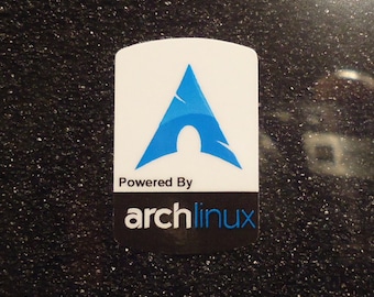 Arch Linux Label / Aufkleber / Sticker / Badge / Logo 1,9cm x 2,8cm [317]