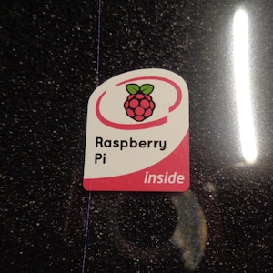 Raspberry Pi Inside Vinyl Sticker Logo Emblem Badge 19x24mm [800]