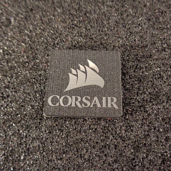 Corsair Logo Label Decal Case Sticker Badge [519b]