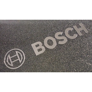 Bosch Chrome Metal Label / Aufkleber / Sticker / Badge / Logo 90 X 20mm ...