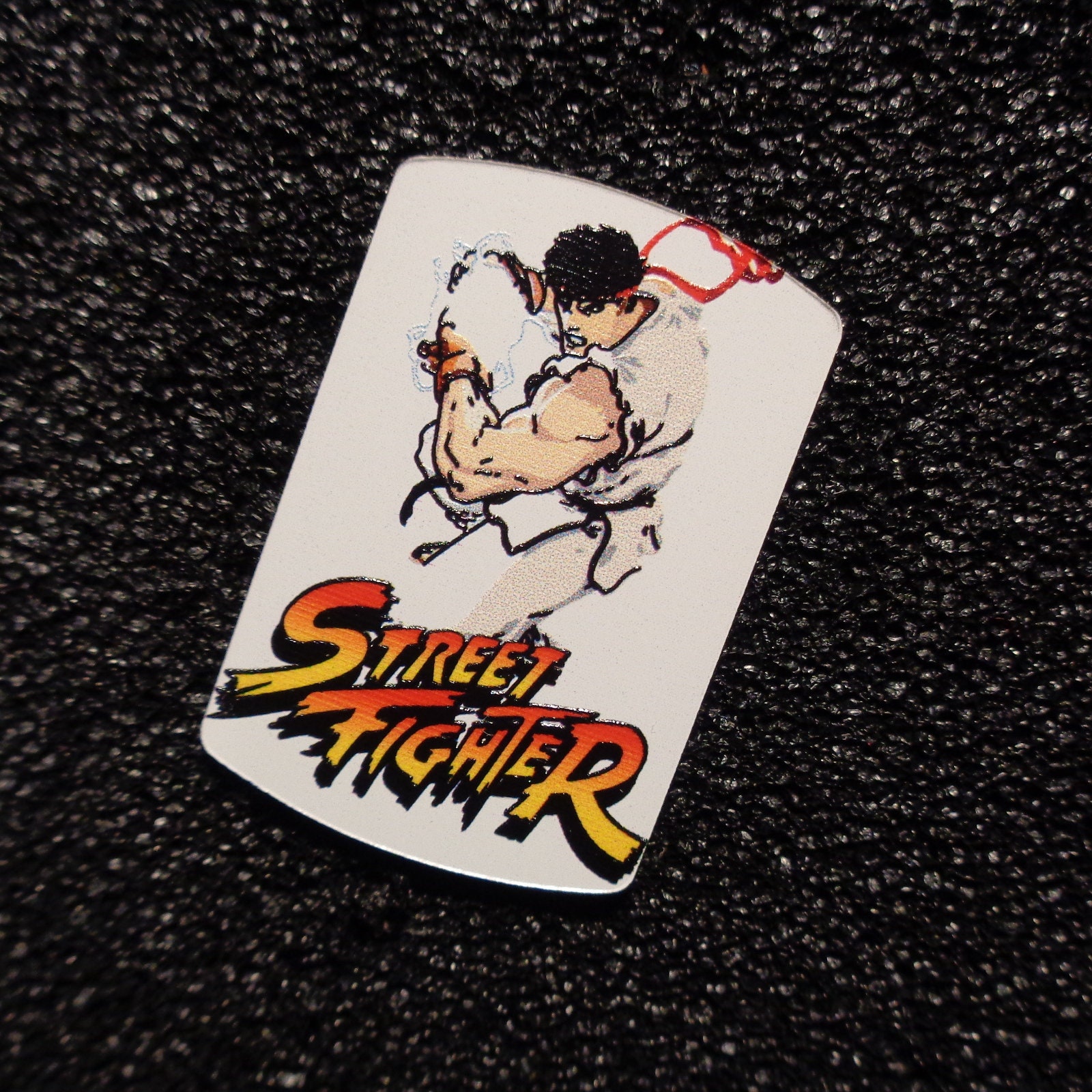 Street Fighter Ryu Logo Label Decal Case Sticker Badge 497 - Etsy