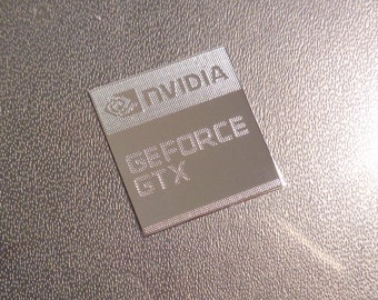 Graphics nVidia GeForce GTX Label / Aufkleber / Sticker / Logo 17x18mm [465]