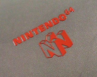 Nintendo 64 Label / Aufkleber / Sticker / Badge / Logo 37 x 22mm [253b]