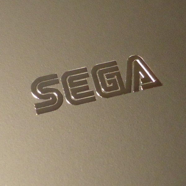 Sega Label / Aufkleber / Sticker / Badge / Logo 19,9mm x 6mm [179]