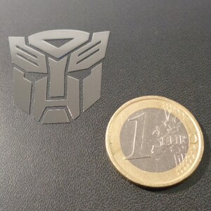 Transformers Autobot Label / Aufkleber / Sticker / Badge / Logo 30x30 mm 446 image 4