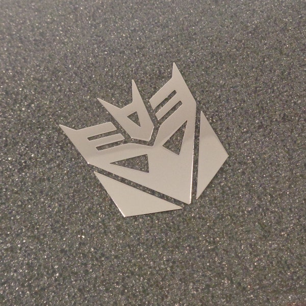 Transformers Decepticon Label / Aufkleber / Sticker / Badge / Logo 30x32 mm [446b]