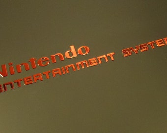 Étiquette Nintendo NES / Aufkleber / Autocollant / Badge / Logo 74 x 11mm[268b]