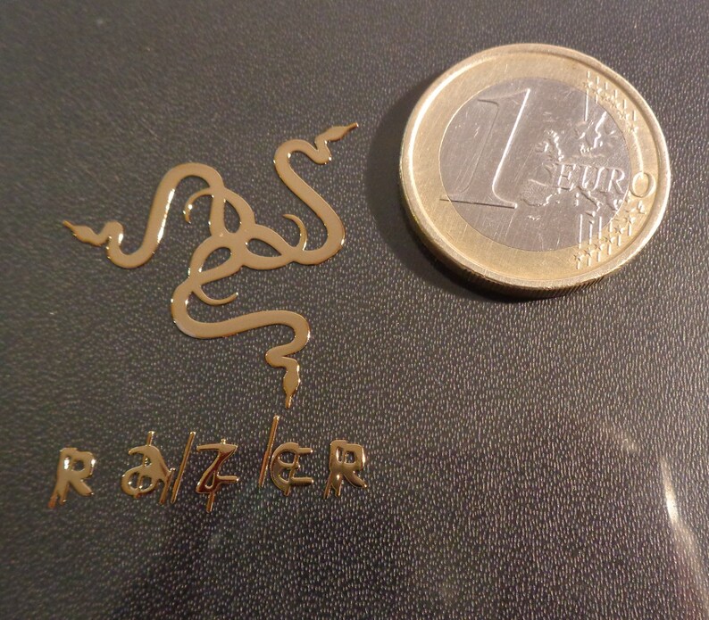 RAZER GOLD Label / Sticker / Badge / Laptop Computer Logo 26mm - Etsy