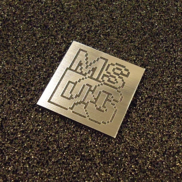 MsDOS Label / Logo / Sticker / Badge 25 x 25 mm [420]