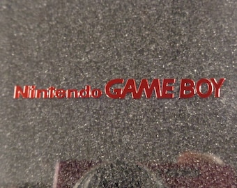 Nintendo GameBoy Red Label / Aufkleber / Sticker / Badge / Logo [162d]