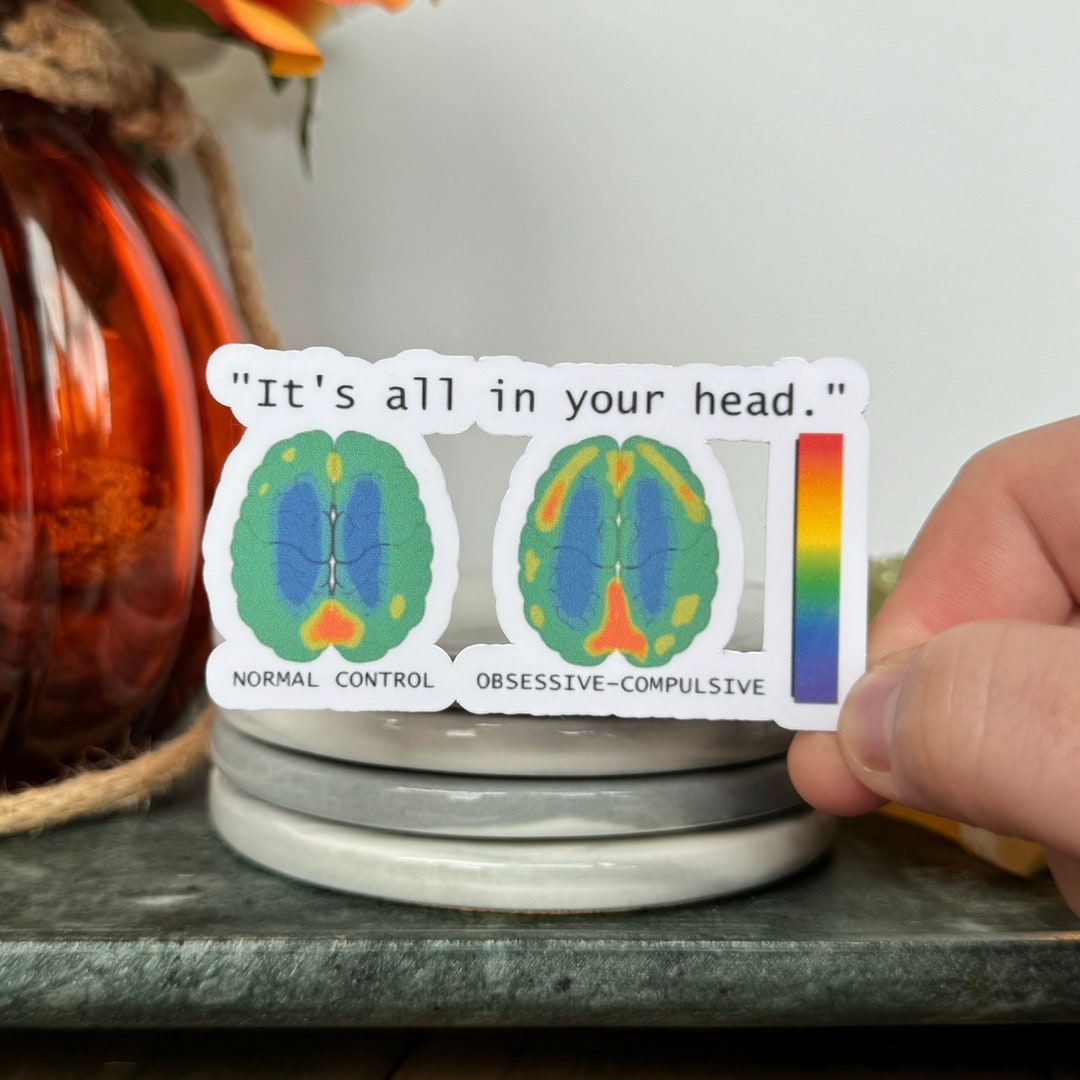 It's All in Your Head OCD Brain Scan - Handmade, OCD, Mental Health ...