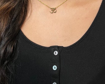Aum (Om) 18k Gold Necklace