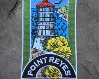 Parche de Point Reyes - US National Seashore, Condado de Marin, California, aplique termoadhesivo