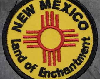 New Mexico Aufnäher - Land der Verzauberung, Albuquerque (Bügelbild)