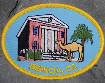 Benicia Patch - Army Camel Barn, California, Bay Area, Applique (Iron On)