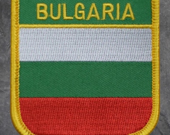 Bulgaria Patch - Plovdiv, Sofia, Burgas, Varna, Europe, Applique (Iron On)