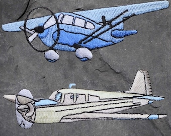 Airplane Patch Set - Flying, Aircraft, Aviation, Pilot, Plane, Applique Badge