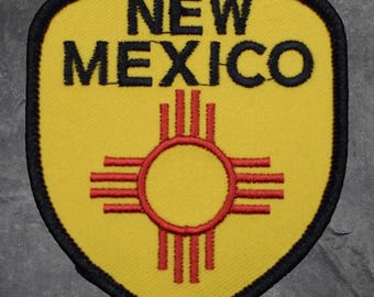 New Mexico Aufnäher - Southwest, Albuquerque, Gallup, Santa Fe (Bügelbild)