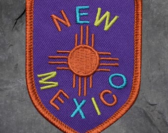 New Mexico Aufnäher - Southwest, Albuquerque, Dessert (Bügelbild)