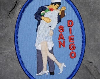 Parche de marinero de San Diego - Insignia de la Segunda Guerra Mundial de California, Enfermera (Termoadhesivo)