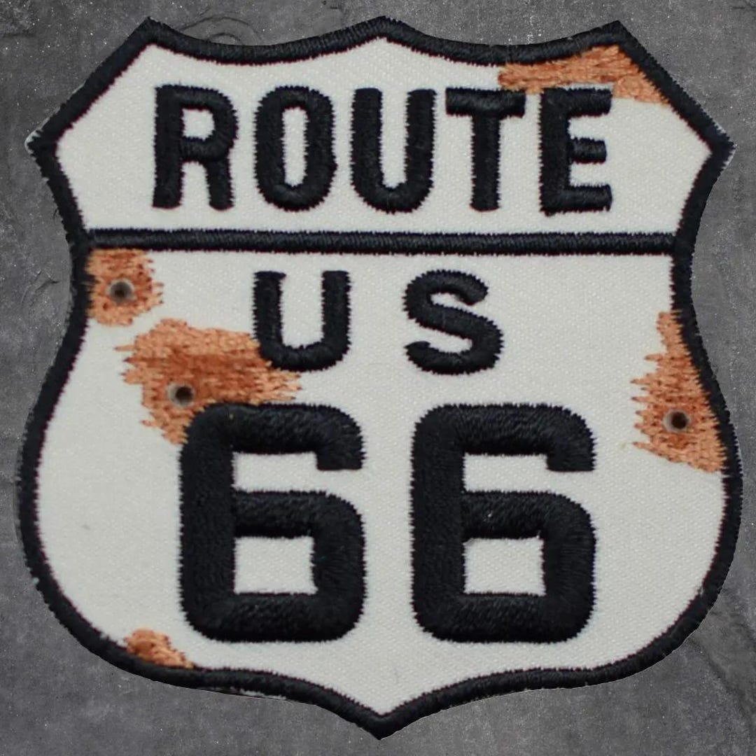 Order 66 Patch Route 66 Patch - RT 66, Bullet Holes, Rust, Highway, Applique (iron On ...
