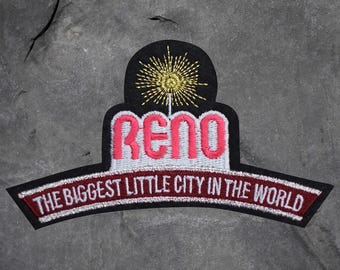 Reno Patch - The Biggest Little City In The World, Nevada (Iron On)
