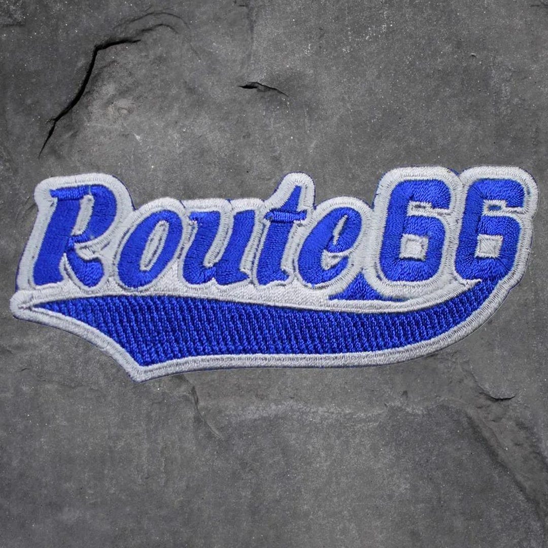 Order 66 Patch Route 66 Patch - Blue White, RT 66, Highway, Applique (iron On) - Etsy