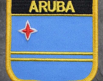Aruba Patch - ABC Islands, Caribbean, Kingdom of the Netherlands, Applique (Iron On)