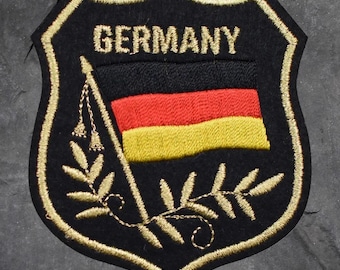 Germany Patch - Munich, Berlin, Deutschland, Flag, Badge, Applique (Iron On)
