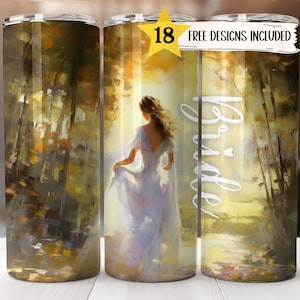 Bride Tumbler Wrap 20oz Skinny Future Mrs Wedding Tumbler Wrap Sublimation Straight Design Bridal Tumbler PNG File Digital Download Template