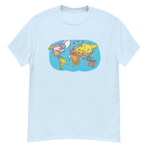 World Map T-Shirt, Unisex classic tee